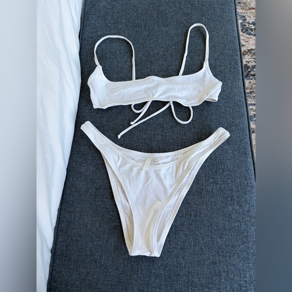 SIGNATURE SWIM MICRO SCOOP BIKINI TOP and SIGNATURE SWIM CHEEKY TANGA BOTTOM